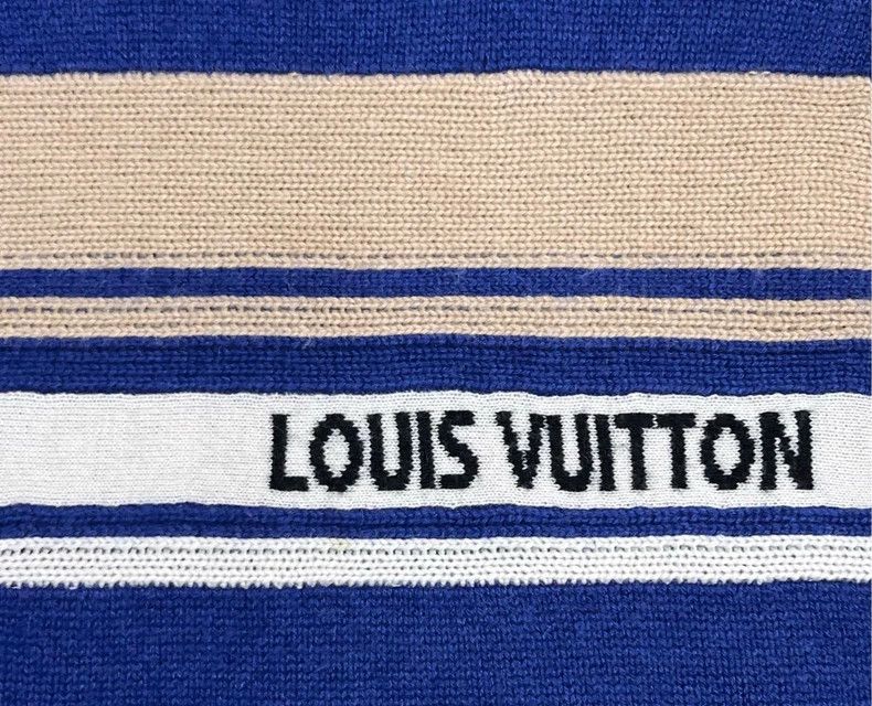 Louis Vuitton Louis Vuitton Striped Logo Cashmere Sweater - dmc Size US XS / EU 42 / 0 - 6 Thumbnail