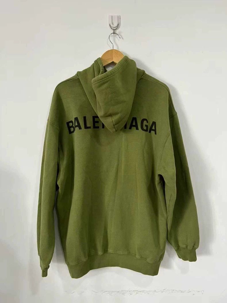 Balenciaga Balenciaga Back Big Logo Hoodie - dmc Size US S / EU 44-46 / 1 - 2 Thumbnail