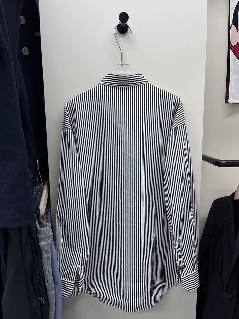 Balenciaga Balenciaga Embroidered Stripe Shirt Jacket - dmc Size US XS / EU 42 / 0 - 2 Thumbnail