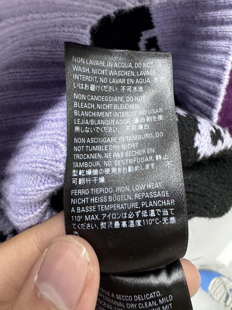 Balenciaga Balenciaga Purple Logo Knit Sweater - dmc Size US L / EU 52-54 / 3 - 7 Thumbnail