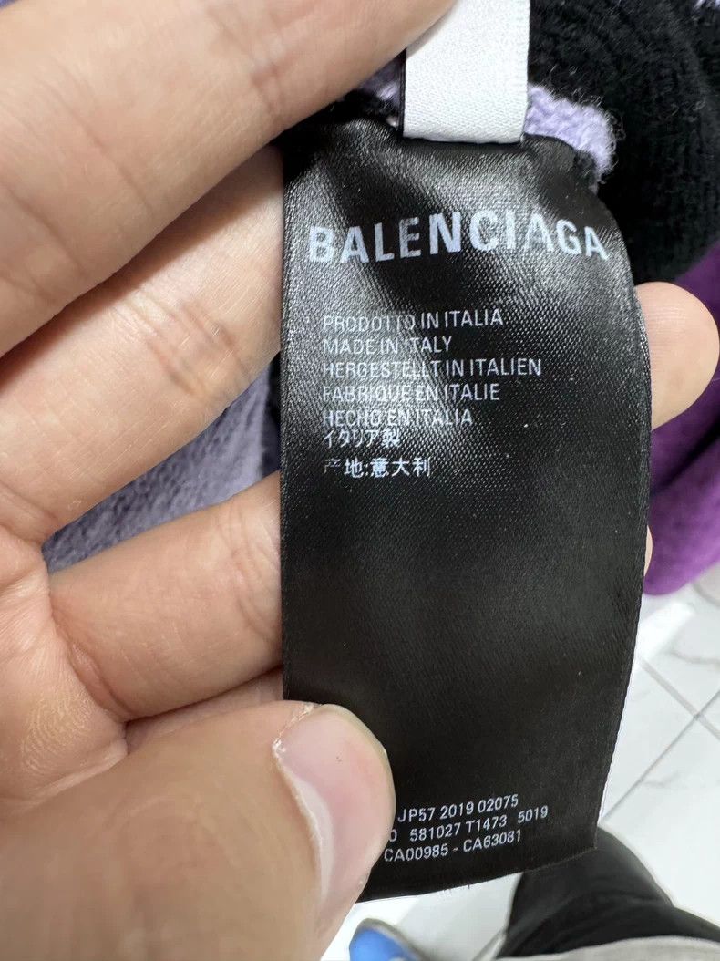 Balenciaga Balenciaga Purple Logo Knit Sweater - dmc Size US L / EU 52-54 / 3 - 6 Thumbnail