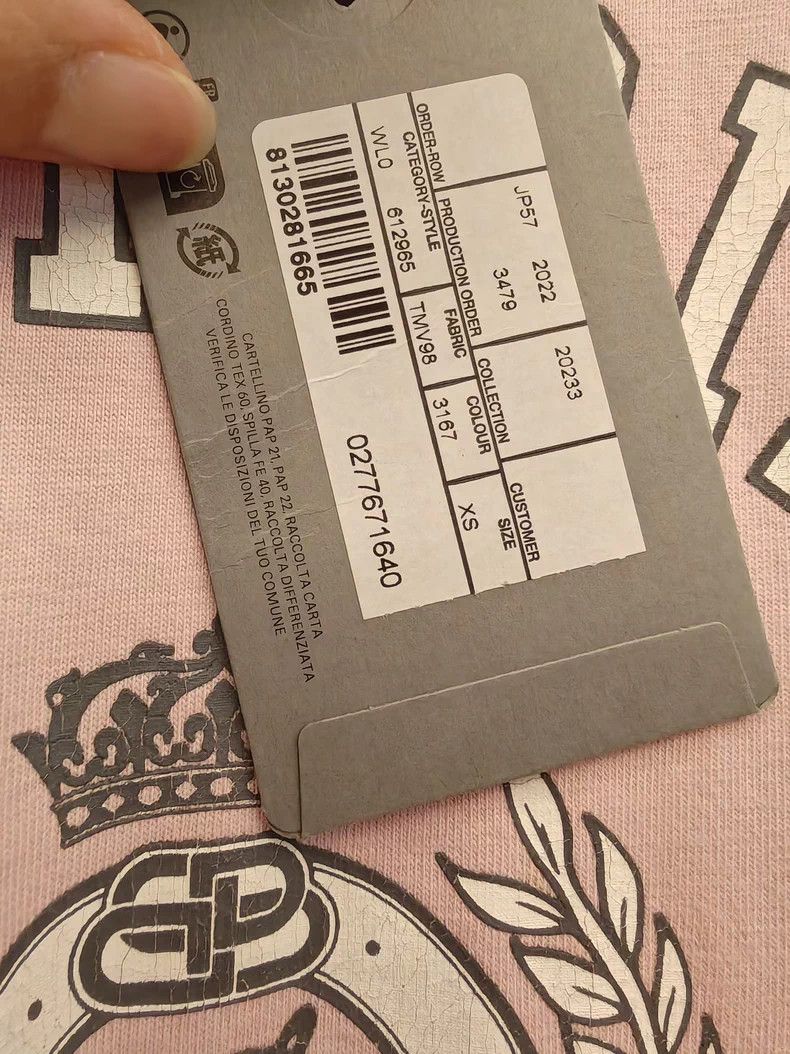 Balenciaga Balenciaga Pink Short Sleeve T-shirt XS - dmc Size US XS / EU 42 / 0 - 4 Thumbnail