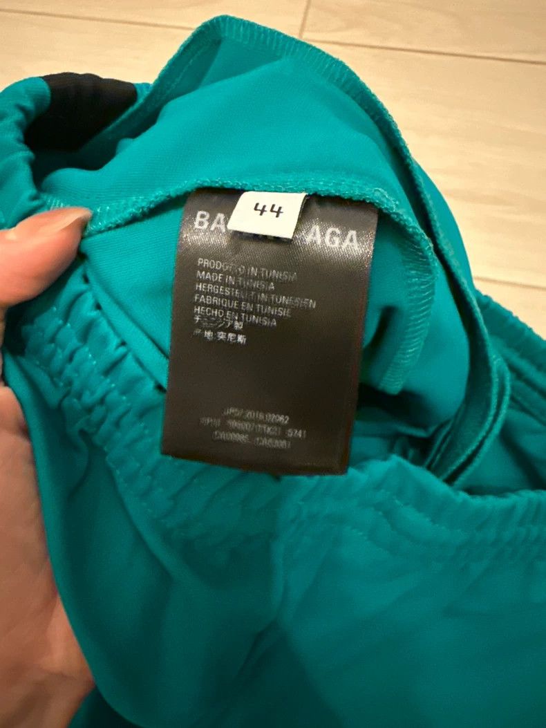Balenciaga Balenciaga Teal Track Pants Size 44 - dmc Size US 31 - 4 Thumbnail