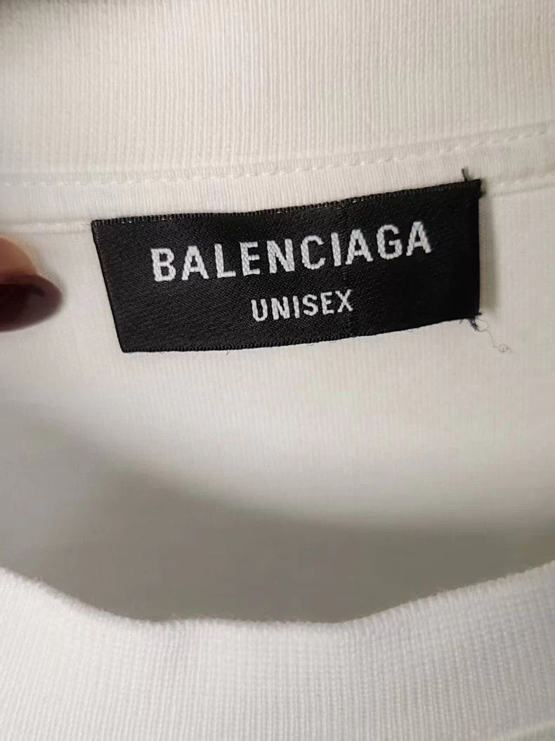 Balenciaga Balenciaga Embroidered Logo Short Sleeve Tee - dmc Size US S / EU 44-46 / 1 - 3 Thumbnail