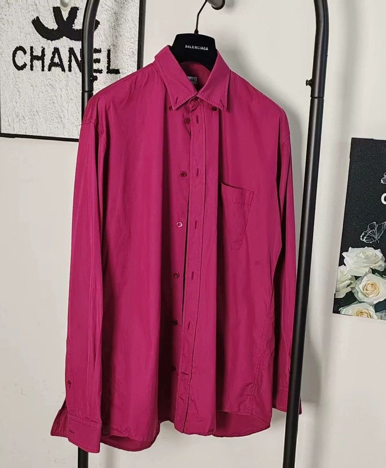 Balenciaga Balenciaga Big Logo Shirt - dmc Size US M / EU 48-50 / 2 - 2 Thumbnail