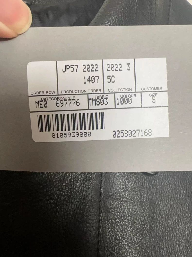Balenciaga Balenciaga FW22 Leather Jacket Black S - dmc Size US S / EU 44-46 / 1 - 5 Thumbnail