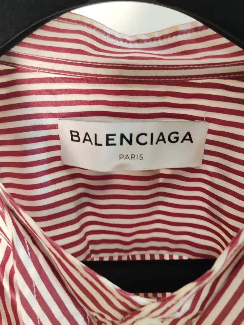 Balenciaga Balenciaga Striped Button-Up Shirt - dmc Size US M / EU 48-50 / 2 - 3 Thumbnail