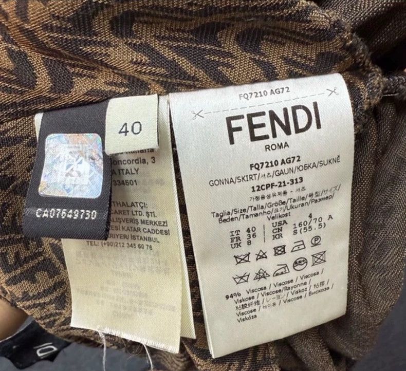 Fendi FENDI Monogram Strapless Midi Dress - dmc Size US M / EU 48-50 / 2 - 4 Thumbnail
