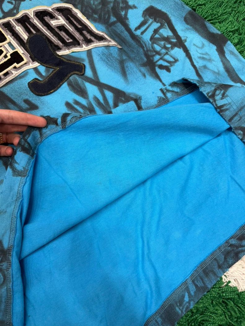 Balenciaga Balenciaga Blue Manchester United Graffiti Tee - dmc Size US XS / EU 42 / 0 - 5 Thumbnail