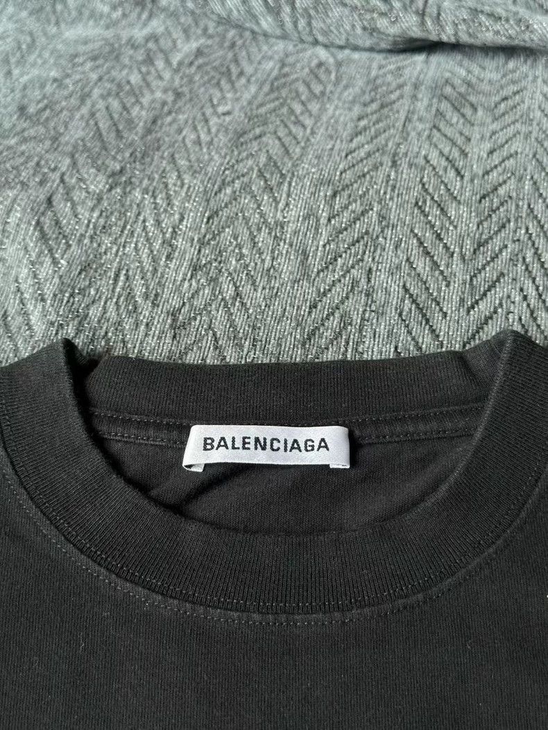 Balenciaga Balenciaga Black Coke Short Sleeve Tee - dmc Size US S / EU 44-46 / 1 - 3 Thumbnail