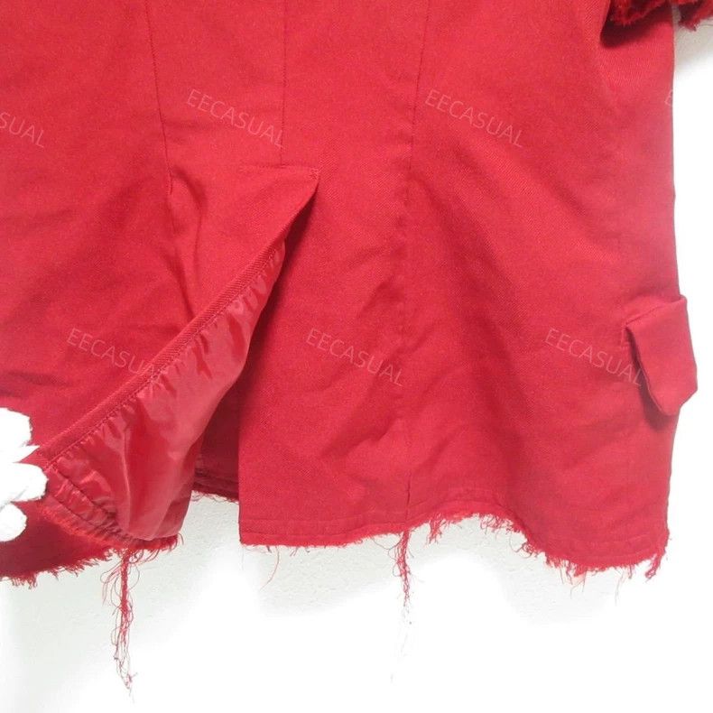 Comme des Garcons CDG comcom Red Short-Sleeve Blazer - dmc Size US S / EU 44-46 / 1 - 6 Thumbnail