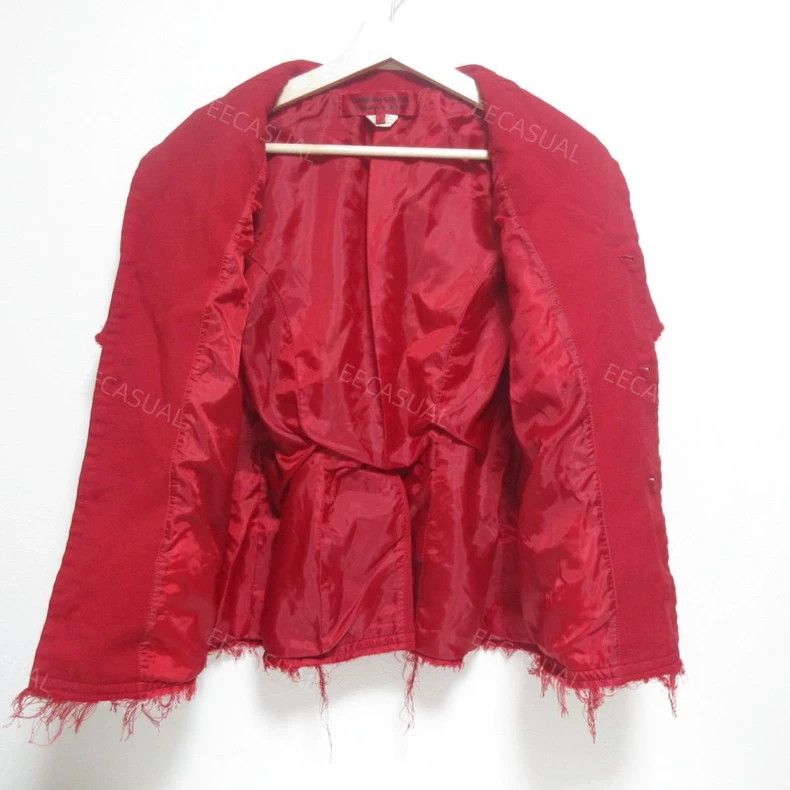 Comme des Garcons CDG comcom Red Short-Sleeve Blazer - dmc Size US S / EU 44-46 / 1 - 4 Thumbnail