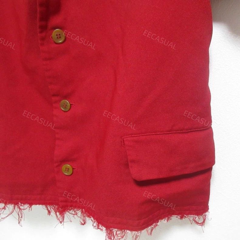 Comme des Garcons CDG comcom Red Short-Sleeve Blazer - dmc Size US S / EU 44-46 / 1 - 8 Thumbnail