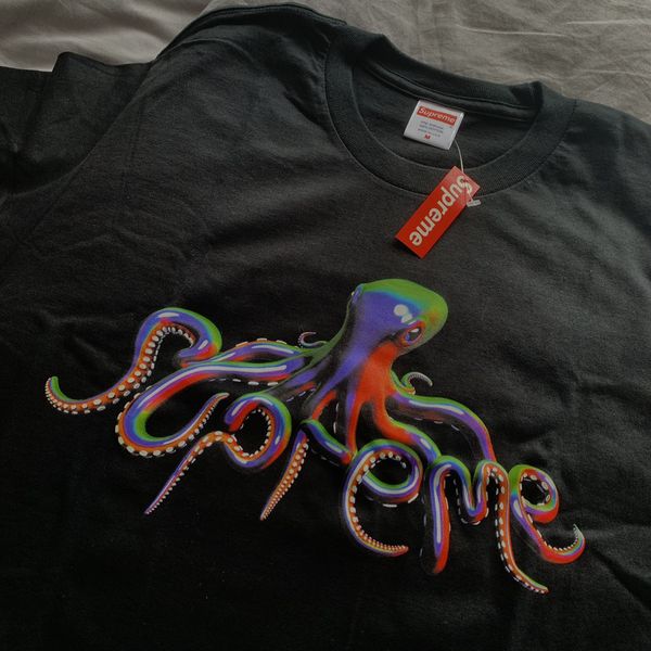 Supreme Supreme SS18 Tentacles Tee (Black) | Grailed