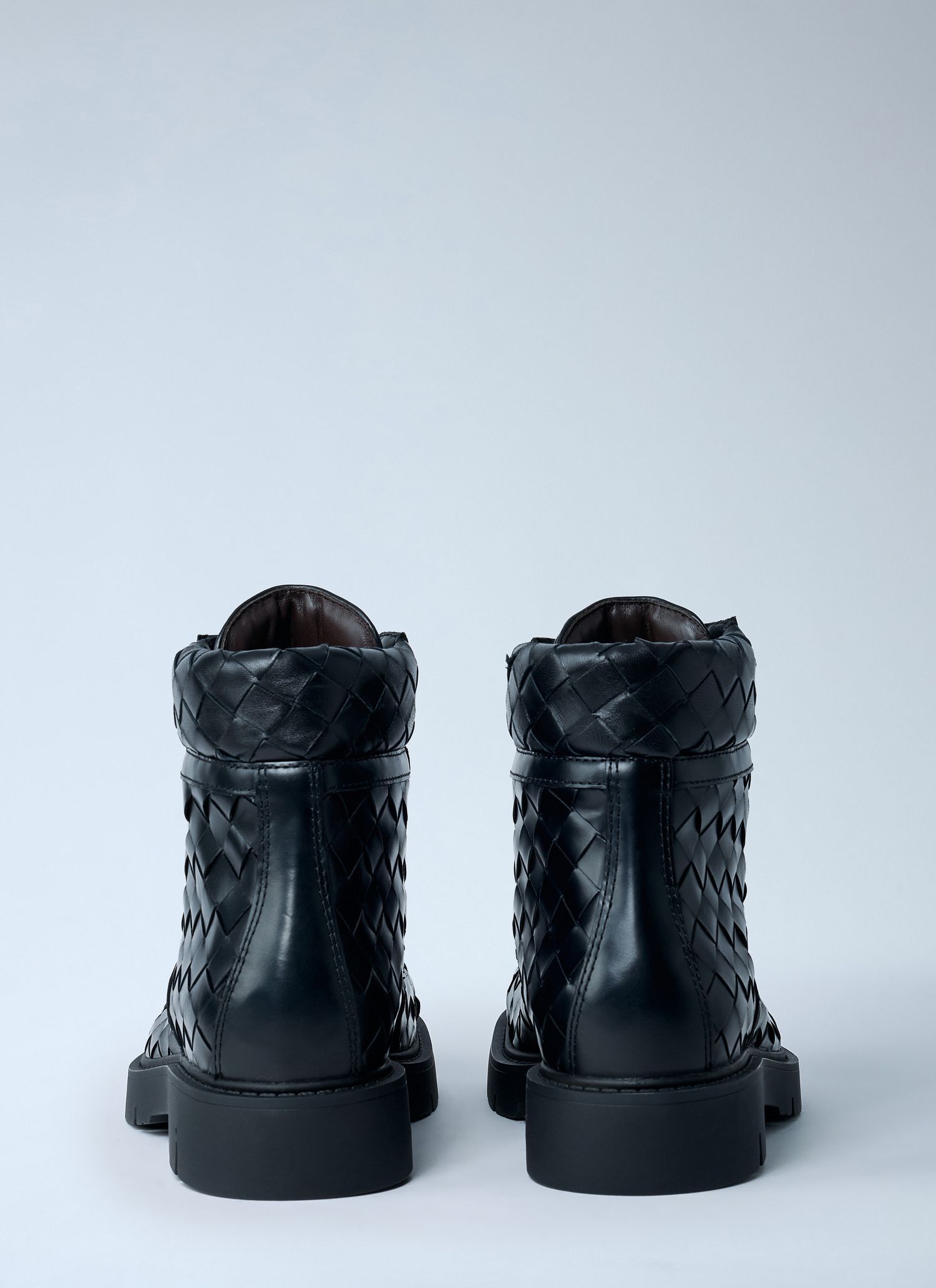 Bottega Veneta Haddock Lace-Up Ankle Leather Boots Size US 6 / EU 39 - 4 Thumbnail