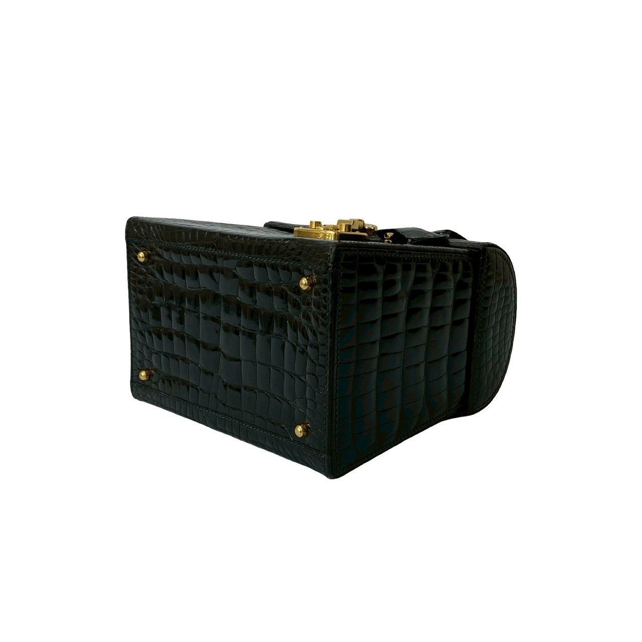 Gucci Gucci Gucci Lady Lock Crocodile Leather Handbag Leather Handbag DUTY FREE for USA Size ONE SIZE - 9 Thumbnail