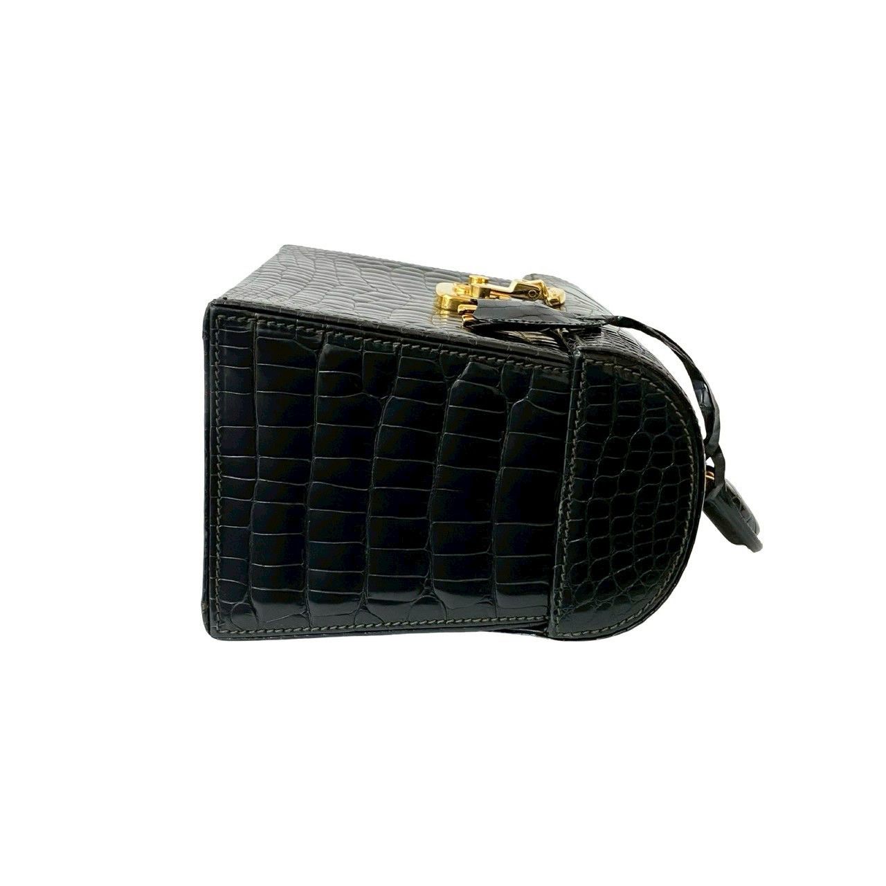 Gucci Gucci Gucci Lady Lock Crocodile Leather Handbag Leather Handbag DUTY FREE for USA Size ONE SIZE - 7 Thumbnail