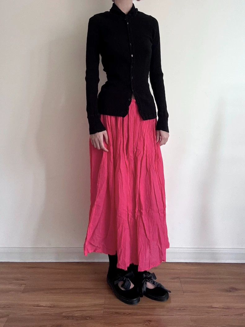 Comme des Garcons Comme des Garçons 2003SS Pink Skirt - dmc Size US 28 / EU 44 - 4 Thumbnail