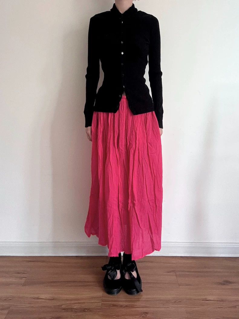 Comme des Garcons Comme des Garçons 2003SS Pink Skirt - dmc Size US 28 / EU 44 - 3 Thumbnail
