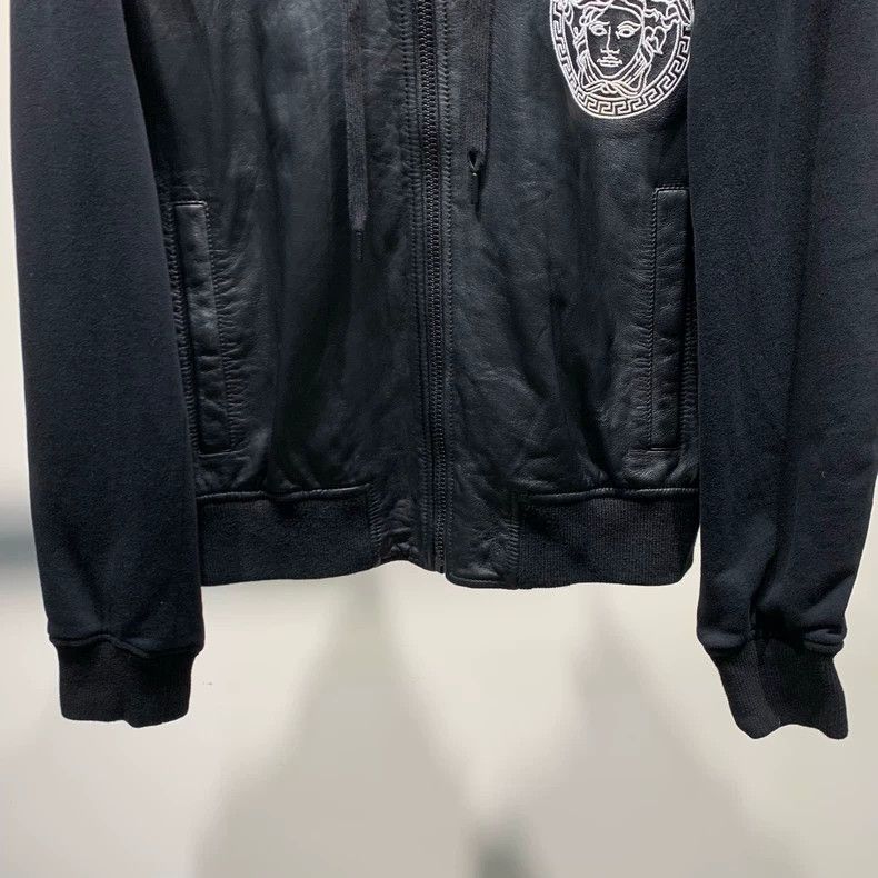 Versace Versace Paneled Leather Jacket - dmc Size US M / EU 48-50 / 2 - 4 Thumbnail