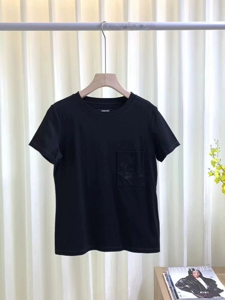 Hermes HERMES Black Short Sleeve T-shirt - dmc Size US XS / EU 42 / 0 - 2 Thumbnail