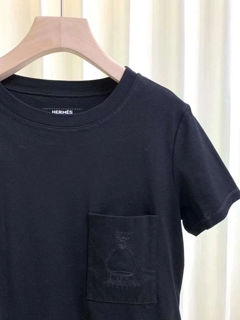 Hermes HERMES Black Short Sleeve T-shirt - dmc Size US XS / EU 42 / 0 - 4 Thumbnail
