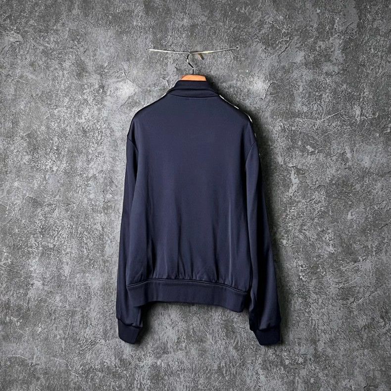 Versace Versace Blue Letter Embroidery Cardigan - dmc Size US M / EU 48-50 / 2 - 2 Thumbnail
