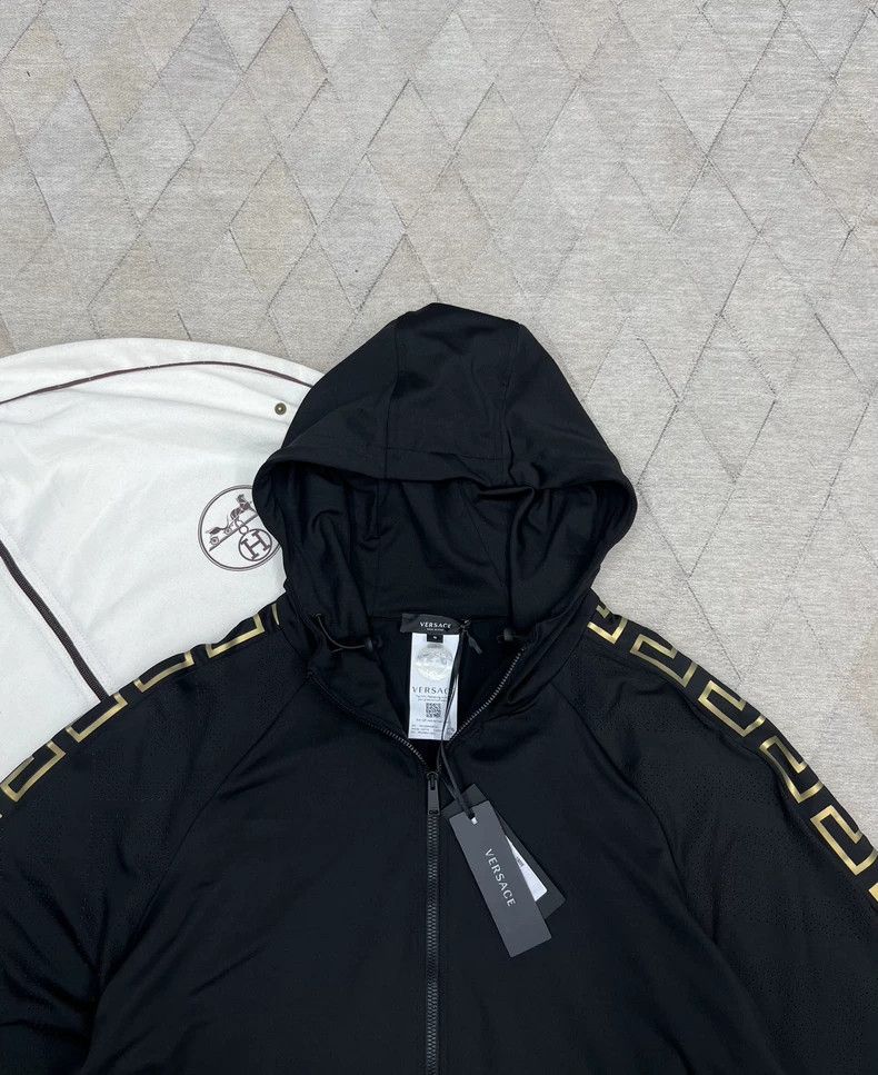 Versace Versace Baroque Trim Hooded Jacket - dmc Size US L / EU 52-54 / 3 - 2 Thumbnail