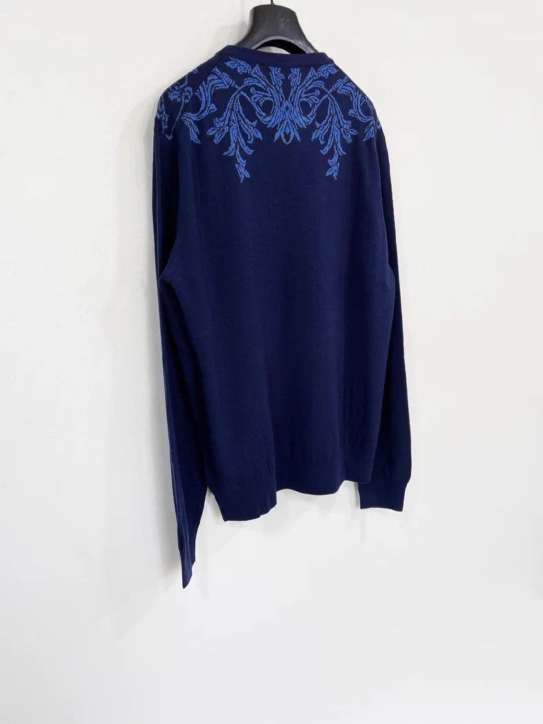 Versace VERSACE Wool Blend Floral Sweater - dmc Size US M / EU 48-50 / 2 - 6 Thumbnail