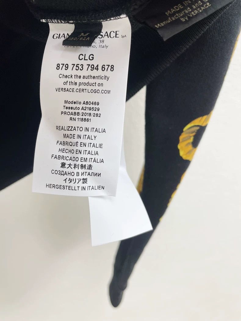 Versace Versace Baroque Print Black Hoodie - dmc Size US M / EU 48-50 / 2 - 8 Thumbnail