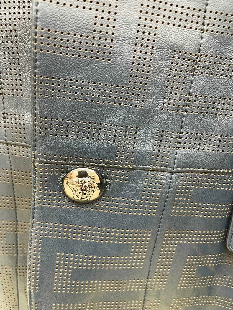 Versace Versace Medusa Silver Buckle Leather Jacket - dmc Size US M / EU 48-50 / 2 - 6 Thumbnail