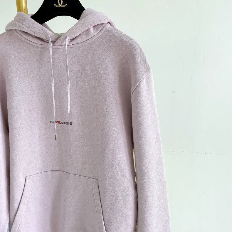Yves Saint Laurent Saint Laurent Light Purple Hoodie S - dmc Size US S / EU 44-46 / 1 - 3 Thumbnail