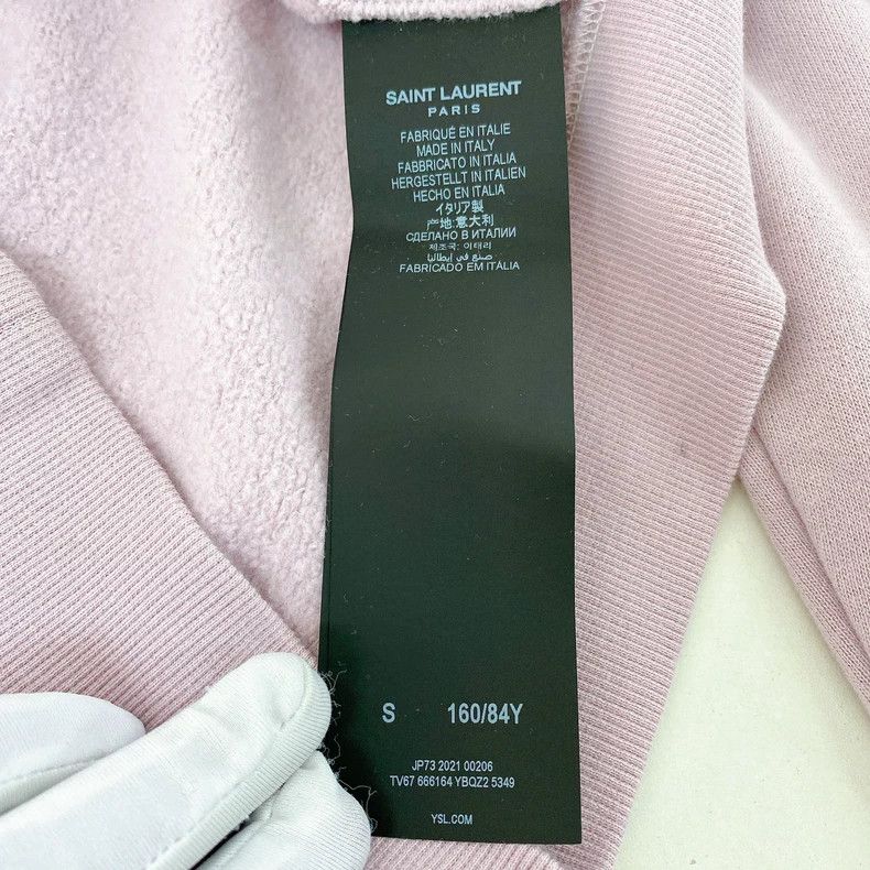 Yves Saint Laurent Saint Laurent Light Purple Hoodie S - dmc Size US S / EU 44-46 / 1 - 6 Thumbnail