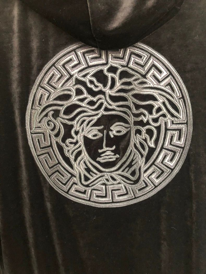 Versace Versace Men's Black Hoodie - dmc Size US L / EU 52-54 / 3 - 6 Thumbnail