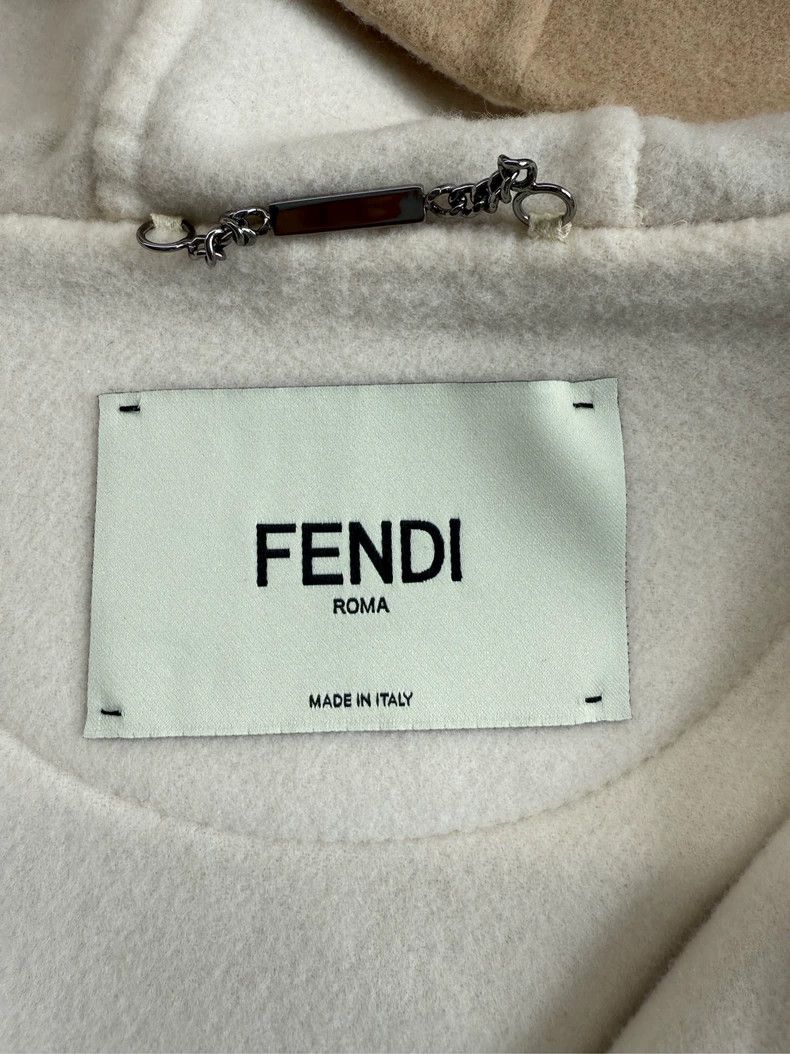 Fendi Fendi Beige Wool Double F Coat - dmc Size US M / EU 48-50 / 2 - 3 Thumbnail