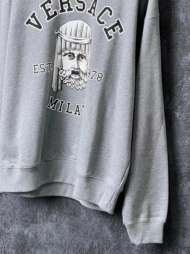 Versace VERSACE Multi-element Print Cotton Sweatshirt - dmc Size US L / EU 52-54 / 3 - 4 Thumbnail