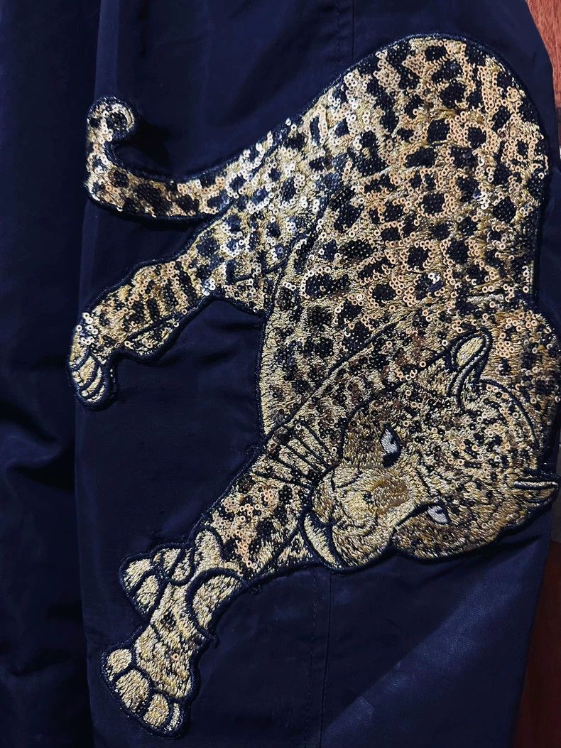 Versace Versace Egyptian Leopard Embroidered Trench Coat - dmc Size US XL / EU 56 / 4 - 5 Thumbnail