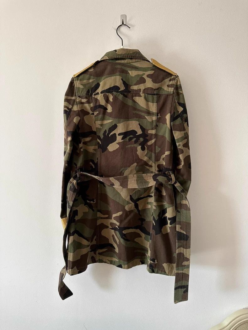 Saint Laurent Paris SLP Camouflage Long Jacket New - dmc Size US M / EU 48-50 / 2 - 2 Thumbnail