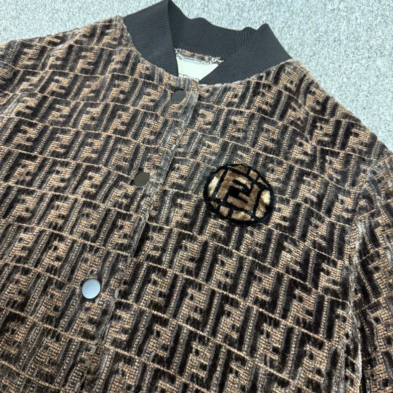 Fendi Fendi Double F Wool Jacket - dmc Size US S / EU 44-46 / 1 - 3 Thumbnail