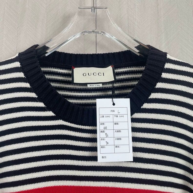Gucci Gucci Classic GG Colorblock Knit Sweater - dmc Size US L / EU 52-54 / 3 - 2 Thumbnail
