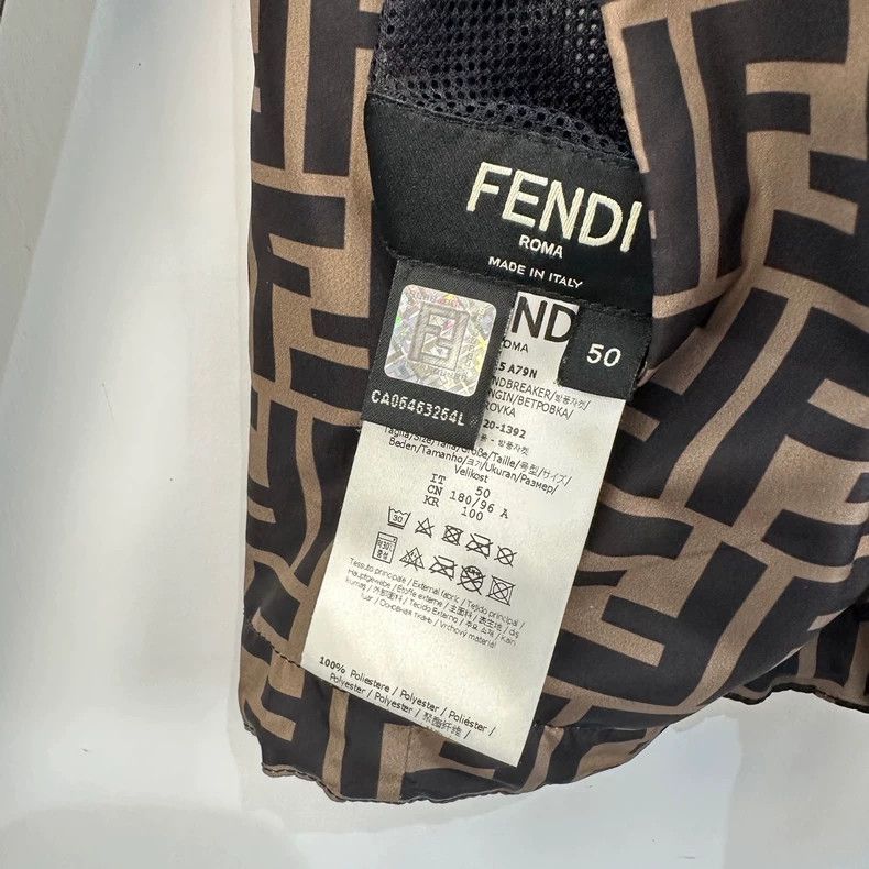 Fendi Fendi FF Print Reversible Windbreaker - dmc Size US XL / EU 56 / 4 - 6 Thumbnail