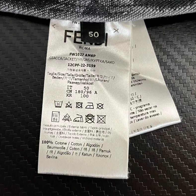 Fendi Fendi Roma Capsule Denim Jacket - dmc Size US L / EU 52-54 / 3 - 5 Thumbnail