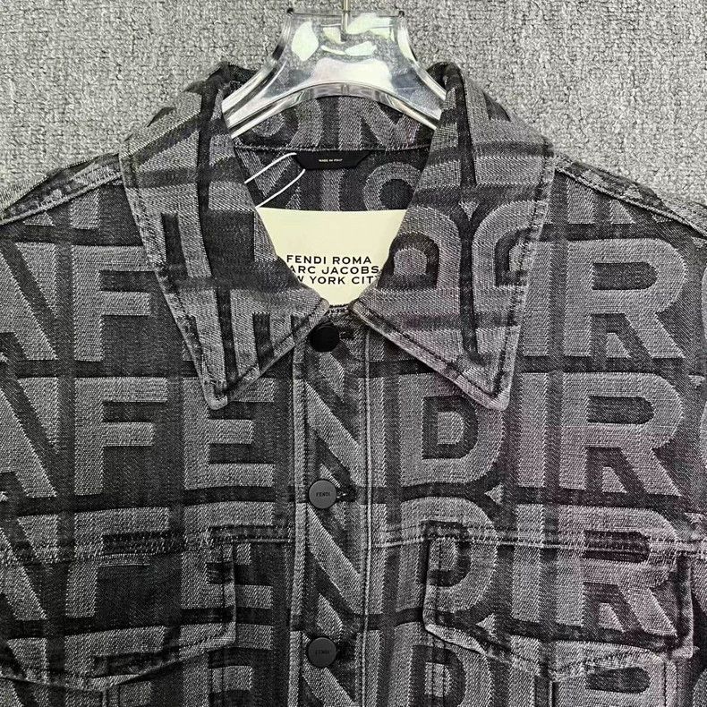 Fendi Fendi Roma Capsule Denim Jacket - dmc Size US L / EU 52-54 / 3 - 4 Thumbnail
