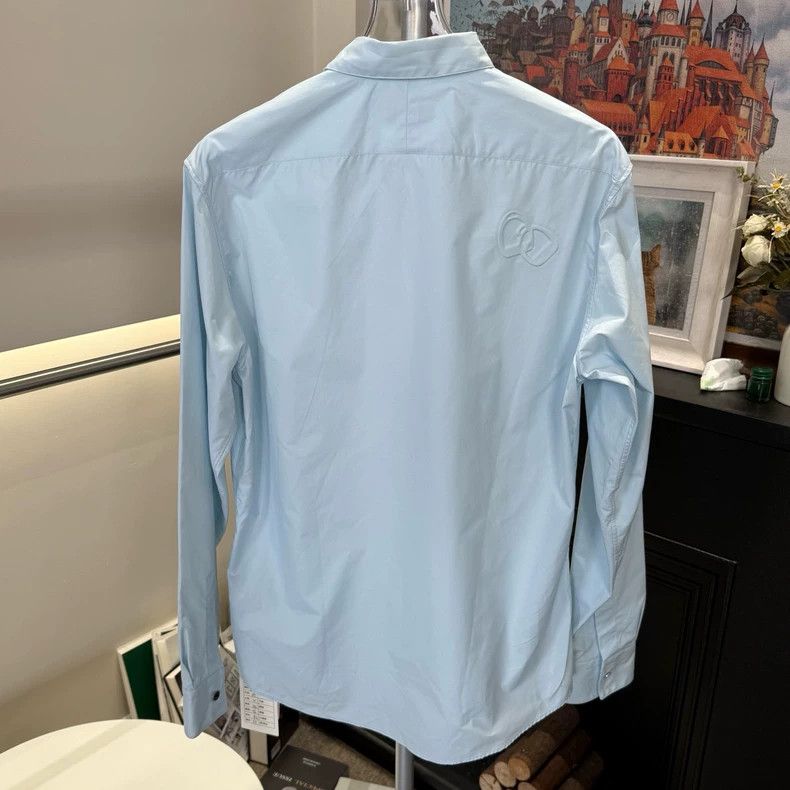 Hermes Hermes Men's Pig Nose Embossed Shirt - dmc Size US L / EU 52-54 / 3 - 2 Thumbnail