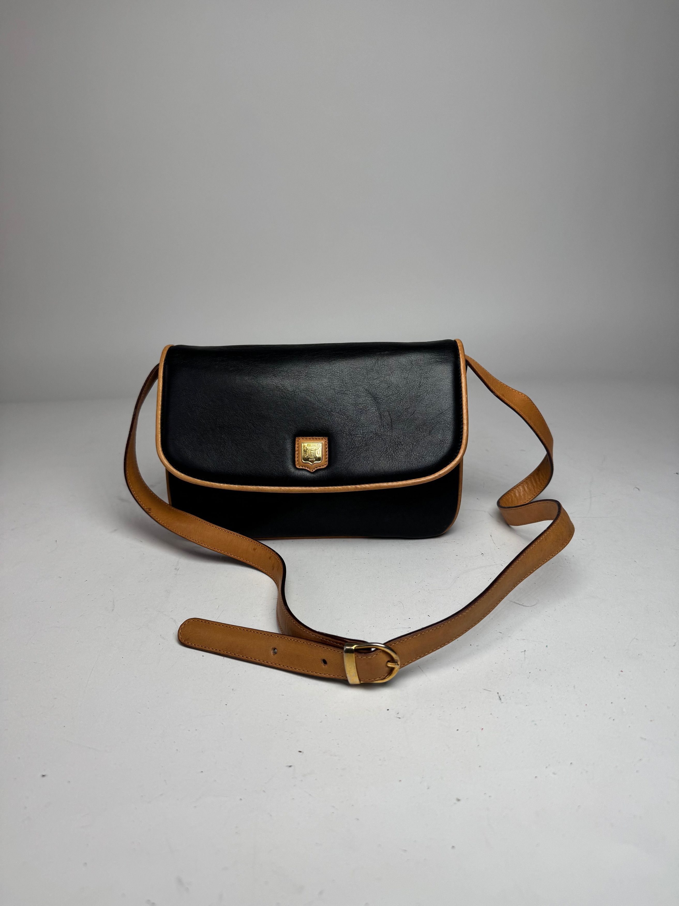 Celine Vintage Triomphe Bag Brown Black Size ONE SIZE - 14 Thumbnail