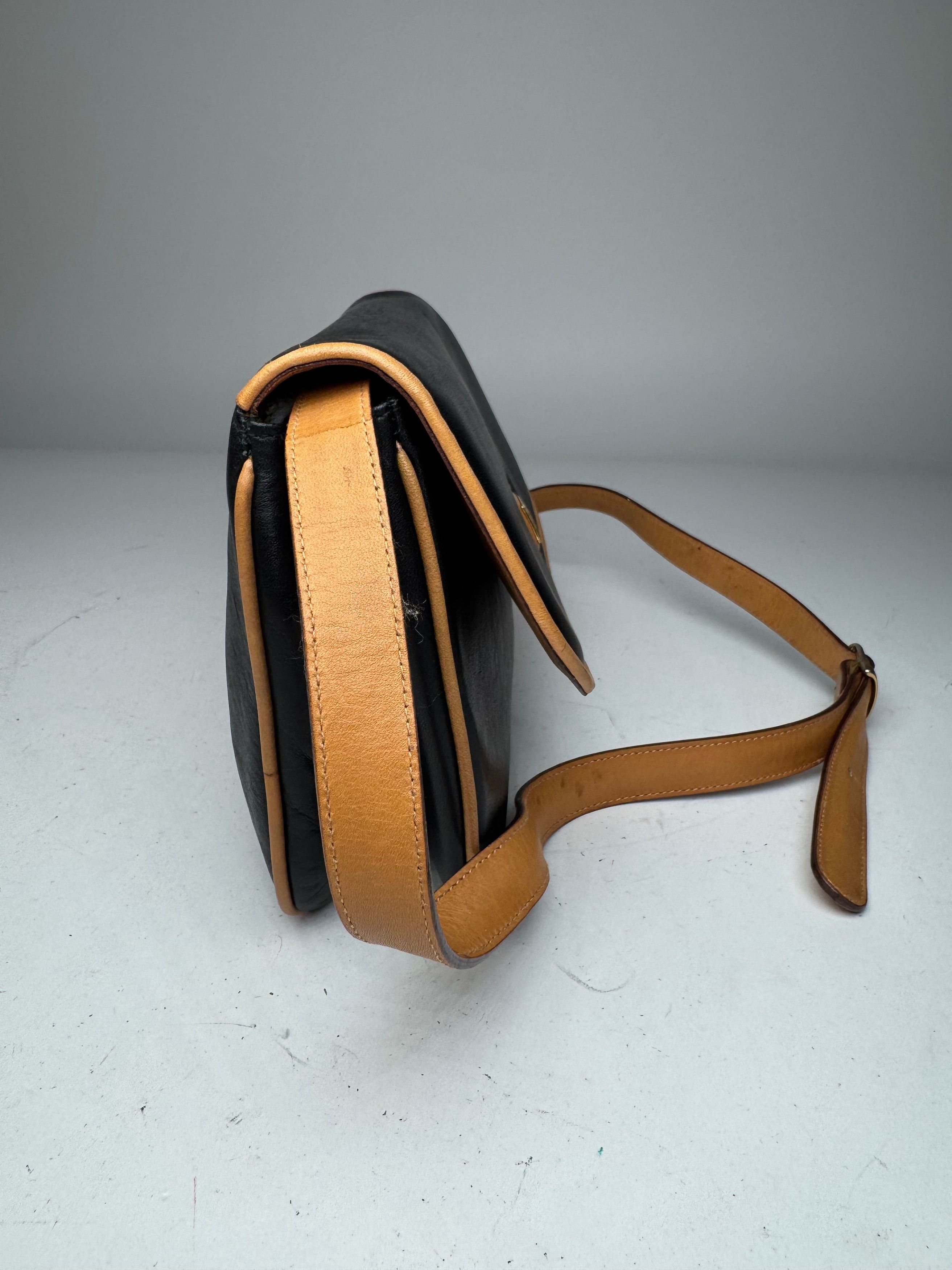 Celine Vintage Triomphe Bag Brown Black Size ONE SIZE - 8 Thumbnail