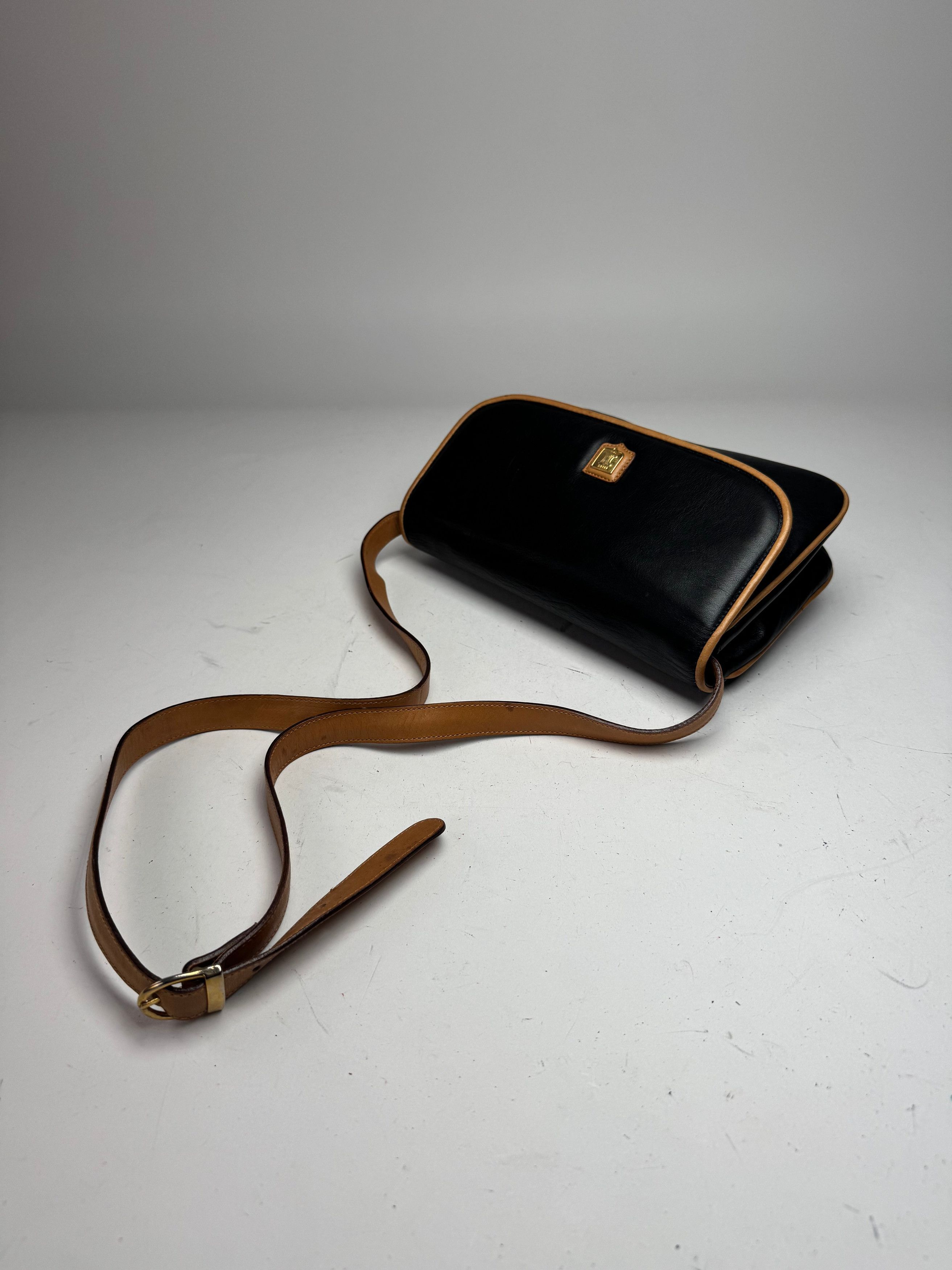 Celine Vintage Triomphe Bag Brown Black Size ONE SIZE - 10 Thumbnail