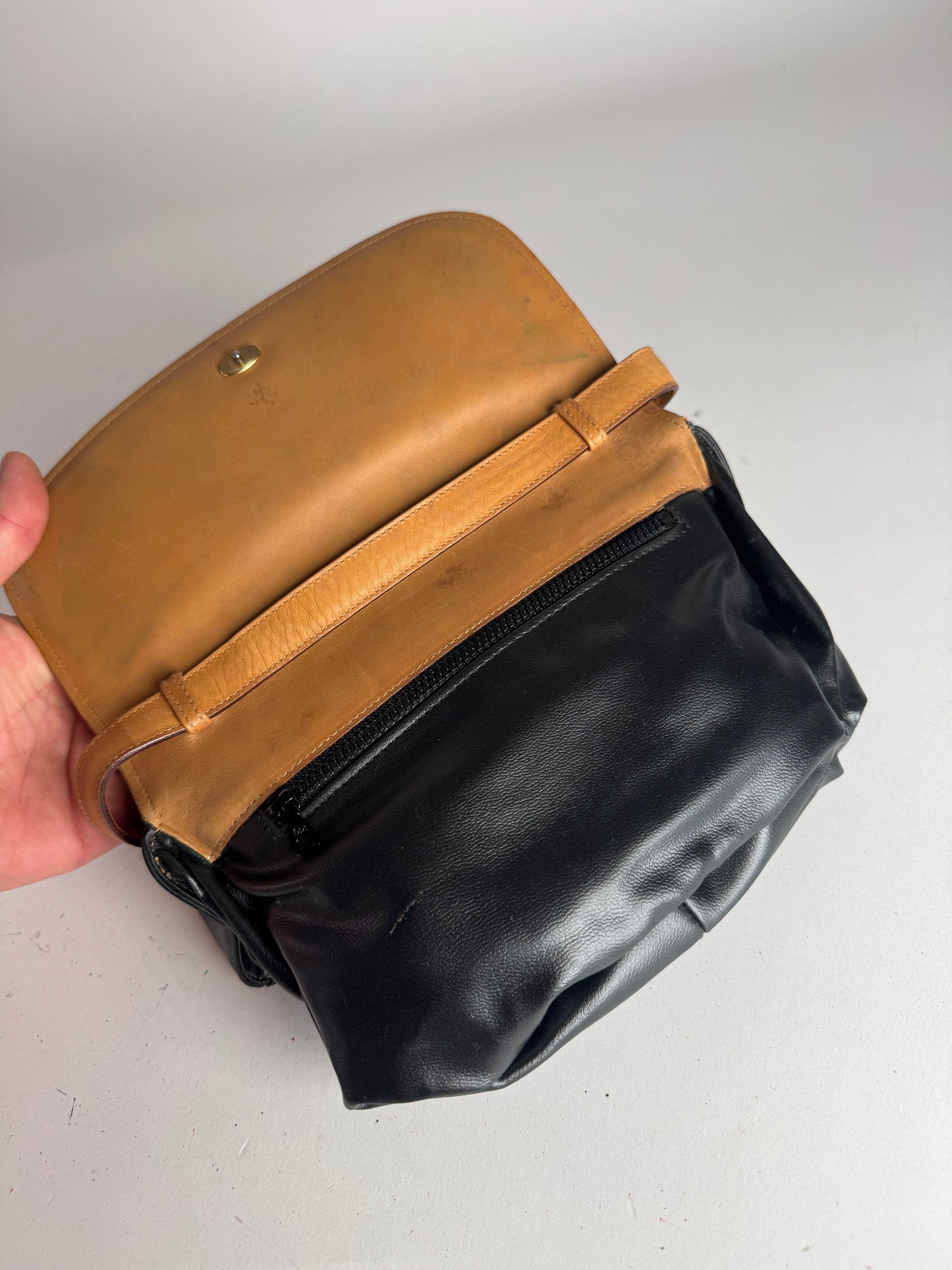 Celine Vintage Triomphe Bag Brown Black Size ONE SIZE - 3 Thumbnail
