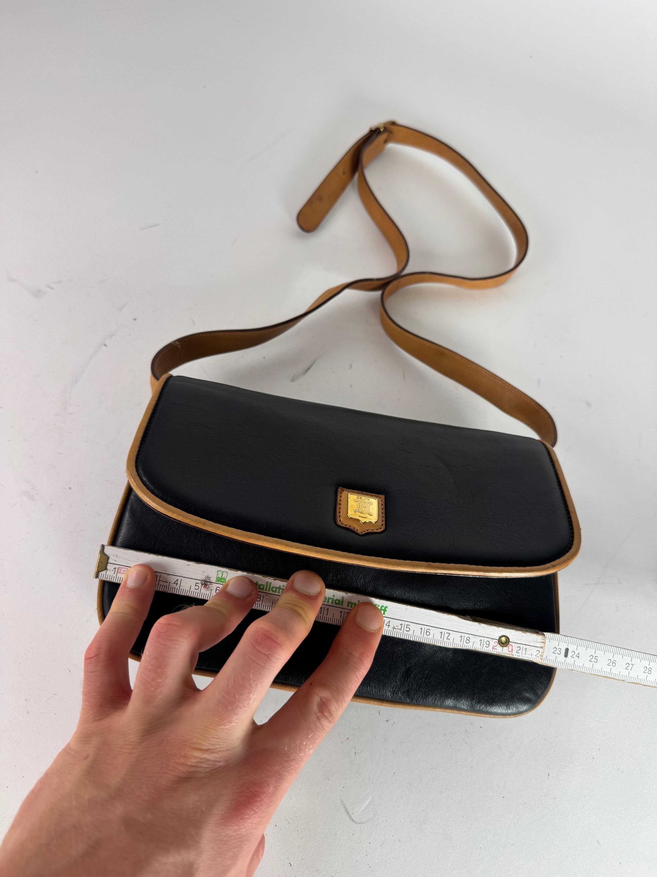 Celine Vintage Triomphe Bag Brown Black Size ONE SIZE - 12 Thumbnail