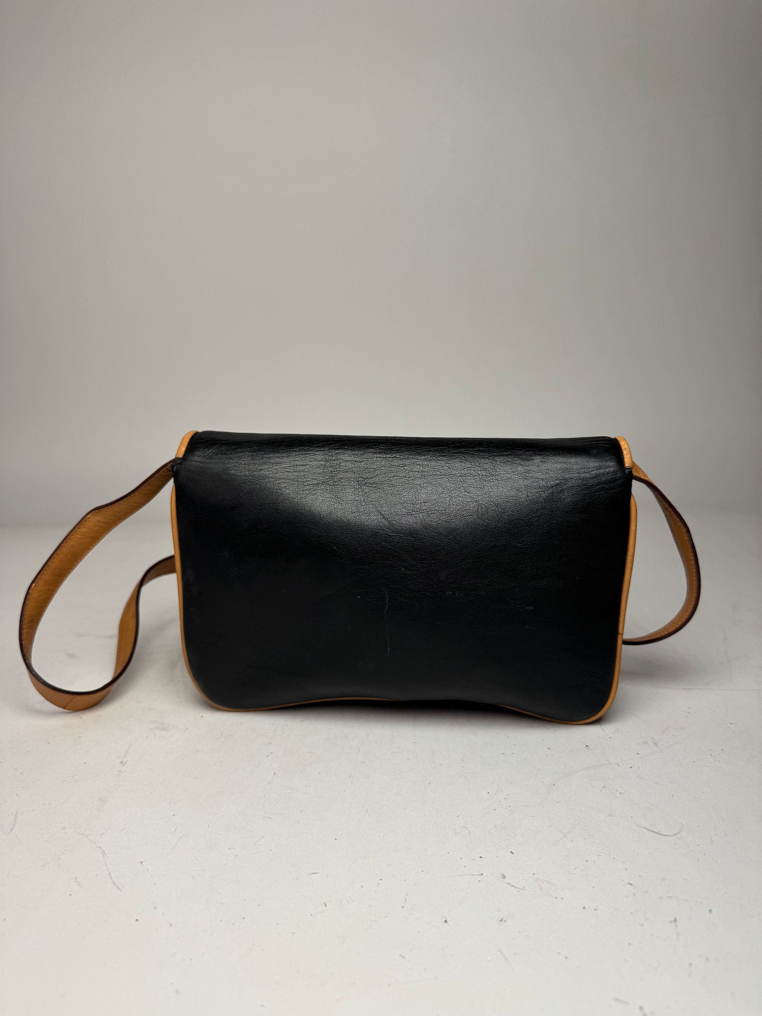 Celine Vintage Triomphe Bag Brown Black Size ONE SIZE - 2 Thumbnail